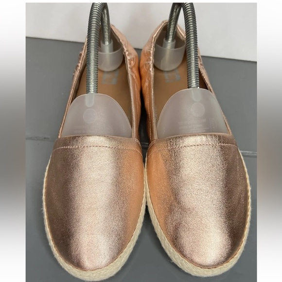 FitFlop Womens Siren Espadrilles Rose Gold Metallic W/Dynamicush Sz 6 Superb! - Picture 4 of 14